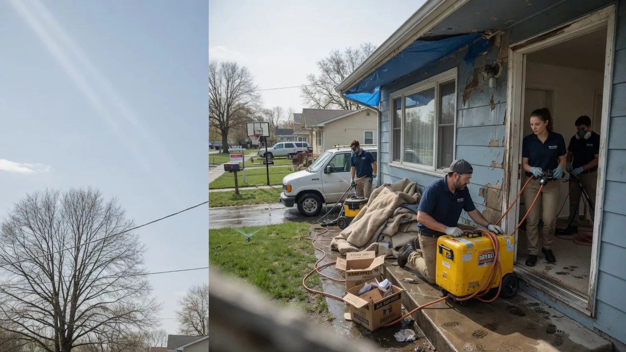 Basement Flood Cleanup in Covington, OH near me